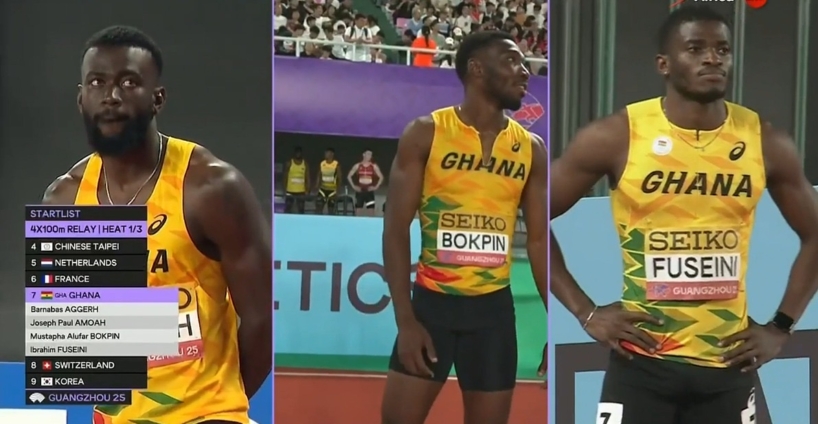 Ghana’s 4x100m Relay Team Qualifies for 2025 World Athletics Championship